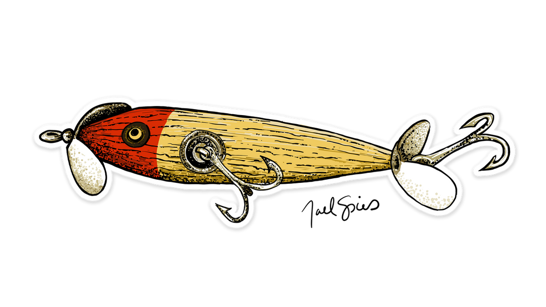 Old Spook Lure Decal
