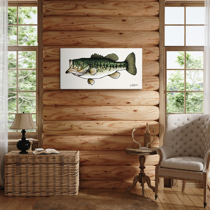 Largemouth Bass Canvas Print