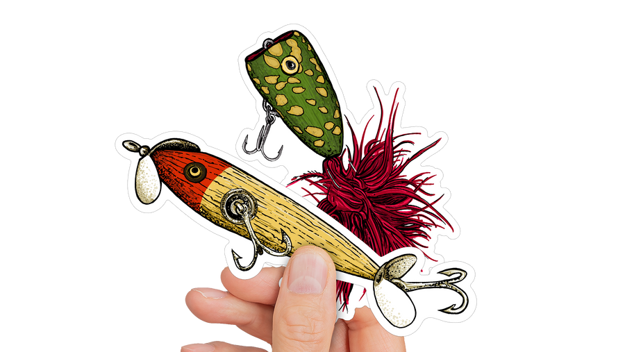 Old School Lures Decal Bundle