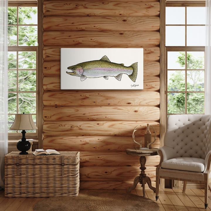 Rainbow Trout Canvas Print